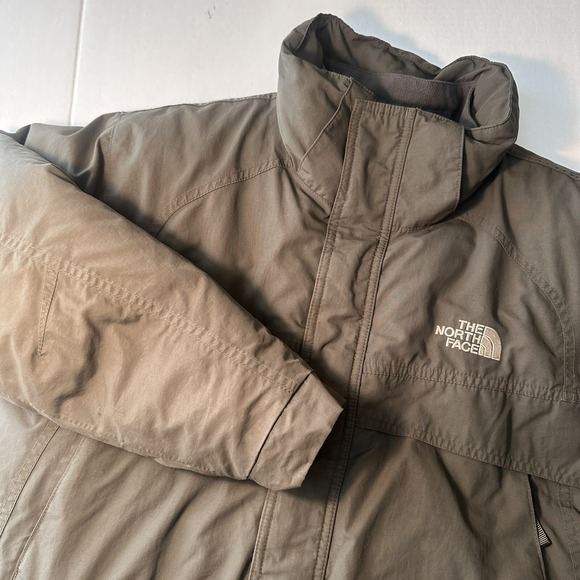 The North Face Hyvent 550 Goose Down BOYS Size XL Green Heavy